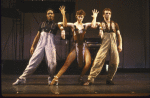 Actors (L-R) Michael Lafferty, Rita E. J. Sullivan & Lee Mathis in a scene fr. the National tour of the Broadway musical "Dancin'."