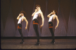 Actresses (L-R) Robin Alpert, Rita E. J. Sullivan & Nancy Hess in a scene fr. the National tour of the Broadway musical "Dancin'."