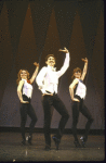 Actors (L-R) Tonda Hannum, Stanley Kramer & Barbara McKinley in a scene fr. the National tour of the Broadway musical "Dancin'."
