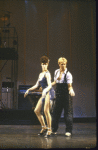 Actors Nancy Hess & Douglas Bates in a scene fr. the National tour of the Broadway musical "Dancin'."