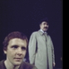 Actors (L-R) Michael Moriarty and Lee Richardson in a scene from the Broadway play "Find Your Way Home." (New York)