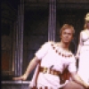Actors (L-R) Bob Walton, Jennifer Lee Andrews & Robert Nichols in a scene fr. the National revival tour of the Broadway musical "A Funny Thing Happened on the Way to the Forum." (New York)