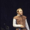 Actors (L-R) Richard Burton & Richard Muenz in a scene fr. the revival of the Broadway musical "Camelot." (New York)