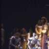 Actors (C) Christine Ebersole & Richard Burton w. cast in a scene fr. the revival of the Broadway musical "Camelot." (New York)