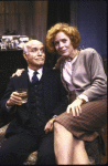 Actors Holland Taylor and Keene Curtis in a scene from the Off-Broadway play "The Cocktail Hour." (New York)
