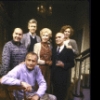 Playwright A. R. Gurney (Front) with (Top L-R) director Jack O'Brien and actors Bruce Davison, Nancy Marchand, Keene Curtis and Holland Taylor in a publicity shot from the Off-Broadway play "The Cocktail Hour." (New York)