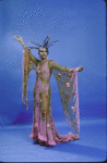 Actress Deborah Burrell in a publicity shot fr. the replacement cast of the Broadway musical "The Wiz." (New York)