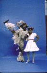 Actors Stephanie Mills & Hinton Battle in a publicity shot fr. the replacement cast of the Broadway musical "The Wiz." (New York)