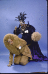 Actors Ella Mitchell & Ken Page in a publicity shot fr. the replacement cast of the Broadway musical "The Wiz." (New York)