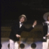 Actors (L-R) Philip Arthur Ross, Betty Ann Grove and Eugene J. Anthony in a scene from the revival of the Broadway musical "On Your Toes." (New York)