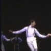 Actors (Front L-R) Dirk Lumbard, Dana Moore, Starr Danias and Alexander Filipov with cast in a scene from the revival of the Broadway musical "On Your Toes." (New York)