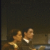 Actors (2L-R) Jerry Mitchell and Lara Teeter in a scene from the revival of the Broadway musical "On Your Toes." (New York)
