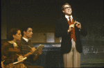 Actors (2L-R) Jerry Mitchell and Lara Teeter in a scene from the revival of the Broadway musical "On Your Toes." (New York)