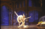 Actors Natalia Makarova and George de la Pena in a scene from the revival of the Broadway musical "On Your Toes." (New York)