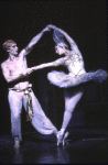 Actors Natalia Makarova and George de la Pena in a scene from the revival of the Broadway musical "On Your Toes." (New York)