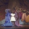 Actresses (Front L-R) Vivian Bonnell, Renee Harris & Roz Clark w. cast in a scene fr. the National tour of the Broadway musical "The Wiz." (Chicago)