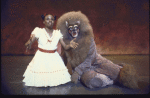 Actors Renee Harris & Ken Prymus in a scene fr. the National tour of the Broadway musical "The Wiz." (Chicago)