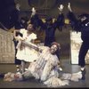 Actors Renee Harris & Charles V. Harris w. cast in a scene fr. the National tour of the Broadway musical "The Wiz." (Chicago)