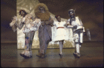 Actors (L-R) Charles V. Harris, Ken Prymus, Renee Harris & Ben Harney in a scene fr. the National tour of the Broadway musical "The Wiz." (Chicago)