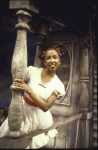 Actress Gayle Turner in a scene fr. the replacement cast of the Broadway musical "The Wiz." (New York)
