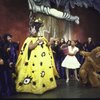 Actresses (C) Ella Mitchell & Gayle Turner w. cast in a scene fr. the replacement cast of the Broadway musical "The Wiz." (New York)