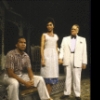 Actors (L-R) David Alan Grier, Lonette McKee and David Huddleston in a scene from the Broadway musical "The First." (New York)
