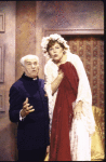 Married actors Anne Jackson and Eli Wallach in a scene from the Off-Broadway play "In Persons." (New York)