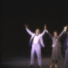 Actors (L-R) Peter Walker, Kathryn McAteer, Mitchell Greenberg, Dean Jones, Alan Brasington and Lenny Wolpe in a scene from the Broadway musical "Into the Light." (New York)