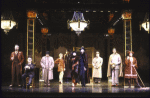 Actress Liliane Montevecchi (C) w. cast in a scene fr. the National tour of the Broadway musical "Grand Hotel." (Tampa)