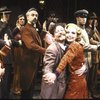 Actors (C) DeLee Lively & Mark Baker w. cast in a scene fr. the National tour of the Broadway musical "Grand Hotel." (Tampa)