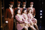 Actors (Top L-R) Keith Crowningshield, Reggie Phoenix, Mark Enis & Dan Conroy; (Front L-R) Carrie-Ellen Heikkila, Susan Wood & Rachel Jones in a scene fr. the National tour of the Broadway musical "Grand Hotel." (Tampa)