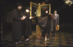Actors (L-R) David Rogers, Bernie Passeltiner, Liliane Montevecchi & Erick Devine in a scene fr. the National tour of the Broadway musical "Grand Hotel." (Tampa)