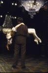Actors Liliane Montevecchi & Brent Barrett in a scene fr. the National tour of the Broadway musical "Grand Hotel." (Tampa)