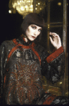 Actress Caitlin Brown in a scene fr. the replacement cast of the Broadway musical "Grand Hotel." (New York)