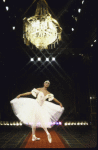Actress Rene Ceballos in a scene fr. the replacement cast of the Broadway musical "Grand Hotel." (New York)