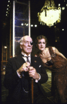 Actors Suzanne Henderson & John Wylie in a scene fr. the replacement cast of the Broadway musical "Grand Hotel." (New York)