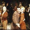 Actors (Front L-R) Gerrit de Beer, Chip Zien, Lynnette Perry & Ken Jennings w. cast in a scene fr. the replacement cast of the Broadway musical "Grand Hotel." (New York)