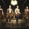 Actors (L-R) Walter Willison, David Elledge, Jerry Ball & actor/photographer Henry Grossman in a scene fr. the replacement cast of the Broadway musical "Grand Hotel." (New York)