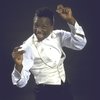 Actor Hinton Battle in a scene fr. the replacement cast of the Broadway musical "Dreamgirls." (New York)
