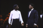 Actors (L-R) Clinton Derricks-Carroll & Larry Riley in a scene fr. the National Tour of the Broadway musical "Dreamgirls." (Los Angeles)