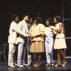 Actors (L-R) Larry Riley, Lawrence Clayton, Clinton Derricks-Carroll, Jennifer Holliday, Arnetia Walker & Linda Leilani Brown in a scene fr. the National Tour of the Broadway musical "Dreamgirls." (Los Angeles)