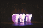 Actresses (L-R) Arnetia Walker, Linda Leilani Brown & Deborah Burrell in a scene fr. the National Tour of the Broadway musical "Dreamgirls." (Los Angeles)