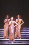 Actresses (L-R) LueCinda Ramseur, Deborah Burrell, Arnetia Walker in a scene fr. the Bus & Truck Tour of the Broadway musical "Dreamgirls."