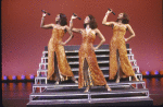 Actresses (L-R) LueCinda Ramseur, Alisa Gyse & Arnetia Walker in a scene fr. the International Tour of the Broadway musical "Dreamgirls."