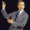 Actor Dick Cavett in a scene fr. the second replacement cast of the Broadway musical "Into the Woods." (New York)