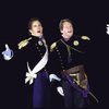 Actors (L-R) Robert Westenberg & Dean Butler in a scene fr. the third replacement cast of the Broadway musical "Into the Woods." (New York)