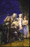 Actors (L-R) Cleo Laine, Chuck Wagner, Rex Robbins, Ray Gill & Mary Gordon Murray in a scene fr. the National Tour of the Broadway musical "Into the Woods."