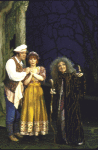 Actors (L-R) Ray Gill, Mary Gordon Murray & Cleo Laine in a scene fr. the National Tour of the Broadway musical "Into the Woods."