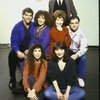 Actors (Front L-R) Kathleen Rowe McAllen & Mary Gordon Murray; (Center L-R) Chuck Wagner, Cleo Laine, Charlotte Rae & Ray Gill; (Top L-R) Robert Duncan McNeill & Rex Robbins in a rehearsal shot fr. the National Tour of the Broadway musical "Into the Woods." (New York)