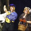 Actors Tracy Katz & Kevin R. Wright in a scene fr. the replacement cast of the National Tour of the Broadway musical "Into the Woods." (Wilmington)